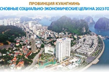 Основные социально-экономические цели провинции Куангнинь на 2023 год