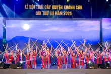 Художественный номер по случаю открытия фестиваля. Фото: Нгок Хоа