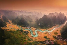 Фотография «Долина спелых рисовых полей» вьетнамского фотографа Као Ки Няна. Фото: vnexpress.net