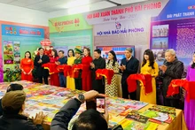 На открытии Весеннего фестиваля прессы города Хайфона 2024 года.