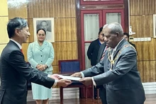 Церемония вручения верительных грамот Генерал-губернатору Папуа-Новой Гвинеи. Фото: ВИА