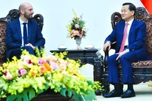 Общий вид приема. Фото: baochinhphu.vn