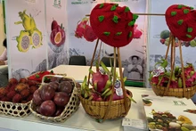 Вьетнамские фрукты представлены на выставке. Фото: ВИА