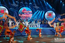 Выступление на открытии Фестиваля Нгиньонг-Канжо 2023 года. 