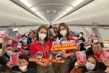 «Vietjet Air» возобновила прямые рейсы между г. Хошимином и Гонконгом (Китай)