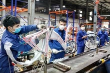 Производство велосипедов на предприятии Thong Nhat Company Limited. Фото: ВИA