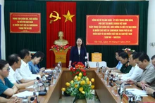 Вице-президент Во Тхи Ань Суан посещает Центр по уходу, воспитанию и лечению жертв агента «оранж»/диоксина г. Ханоя. 