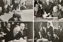 Официальная церемония подписания Парижских соглашений 1973 года