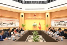 Общий вид приема. Фото: moit.gov.vn