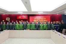 Руководители Министерства общественной безопасности и члены рабочей группы.
