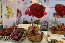 Вьетнамские фрукты представлены на международной выставке фруктов и овощей Fruit Logistica 2024 в Берлине. Фото: ВИА