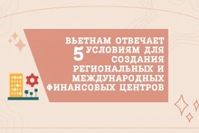 Вьетнам отвечает всем 5 условиям для создания региональных и международных финансовых центров