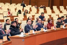 Действующие, бывшие руководители НС на встрече. Фото: Зюи Линь