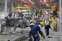 Завод по производству автомобилей Hyundai в провинции Ниньбинь. Фото: ВИА