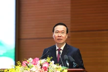 Президент Во Ван Тхыонг выступает на мероприятии. Фото: vpctn.gov.vn