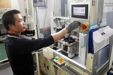 Производство запасных частей для мотоциклов в ООО «A-TECH AUTOMOTIVE Vietnam» в промышленном парке Камдиен провинции Хайзыонг. Фото: Данг Ань