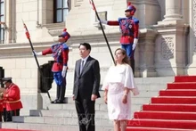 Президент Вьетнама Лыонг Кыонг (слева) и Президент Перу Дина Эрсилия Болуарте Зегарра. Фото: ВИА