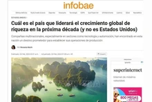 Газета Infobae опубликует статью, в которой прогнозируется, что Вьетнам будет лидировать в мире по темпам роста благосостояния в следующем десятилетии. Фото: ВИА 
