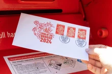 Специальный набор марок выпущен в честь Тэта Нгуен Дан 2024 года. Фото: Australia Post