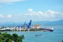 Международный контейнерный порт Кайлан (CICT Cai Lan). Фото: baoquangninh.com.vn 