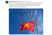 Поздравительное послание Премьер-министра Кубы Мануэля Марреро Круса. Фото: baoquocte.vn 