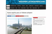 Статья на сайте Resumen Latinoamericano. Фото: ВИА
