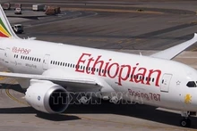 Самолет авиакомпании «Ethiopian Airlines» в международном аэропорту Боле (Аддис-Абеба, Эфиопия). Фото: ВИА