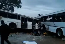 Место в Сенегале, где произошла автокатастрофа. Фото: Dailymail