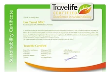 Впервые во Вьетнаме туристическая компания получила сертификат Travelife Certified за устойчивый туризм