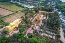 Пагода Вамрэй. Вид с высоты. Фото: thamhiemmekong.com