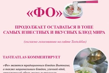 «Фо» продолжает оставаться в топе самых известных и вкусных блюд мира