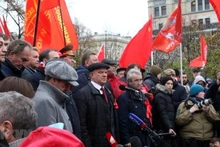Митинг, посвященный 105-летию Великой Октябрьской революции. Москва, 7 ноября 2022 года. Фото: ВИА