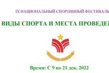 IX Национальный спортивный фестиваль-2022