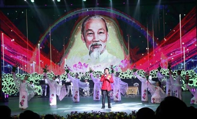 Дружеская художественная программа Лаос – Вьетнам в столице Вьентьян. (Фото: ВИА)