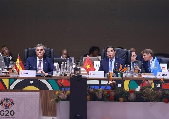 Премьер-министр Фам Минь Тьинь предложил три стратегических приоритета на саммите G20. (Фото: ВИА)