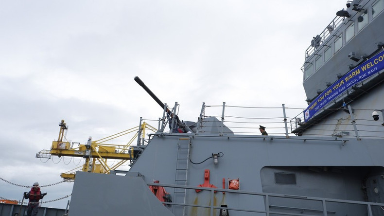 Вооружение учебного корабля ROKS Hansando. (Фото: tienphong.vn)