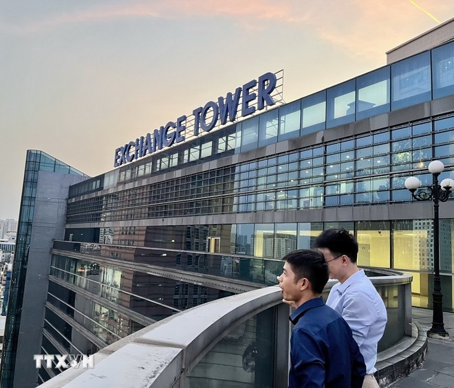 Фондовая биржа Хошимина (HOSE) является одним из ключевых элементов в продвижении строительства Международного финансового центра в городе Хошимин. (Фото ВИА)