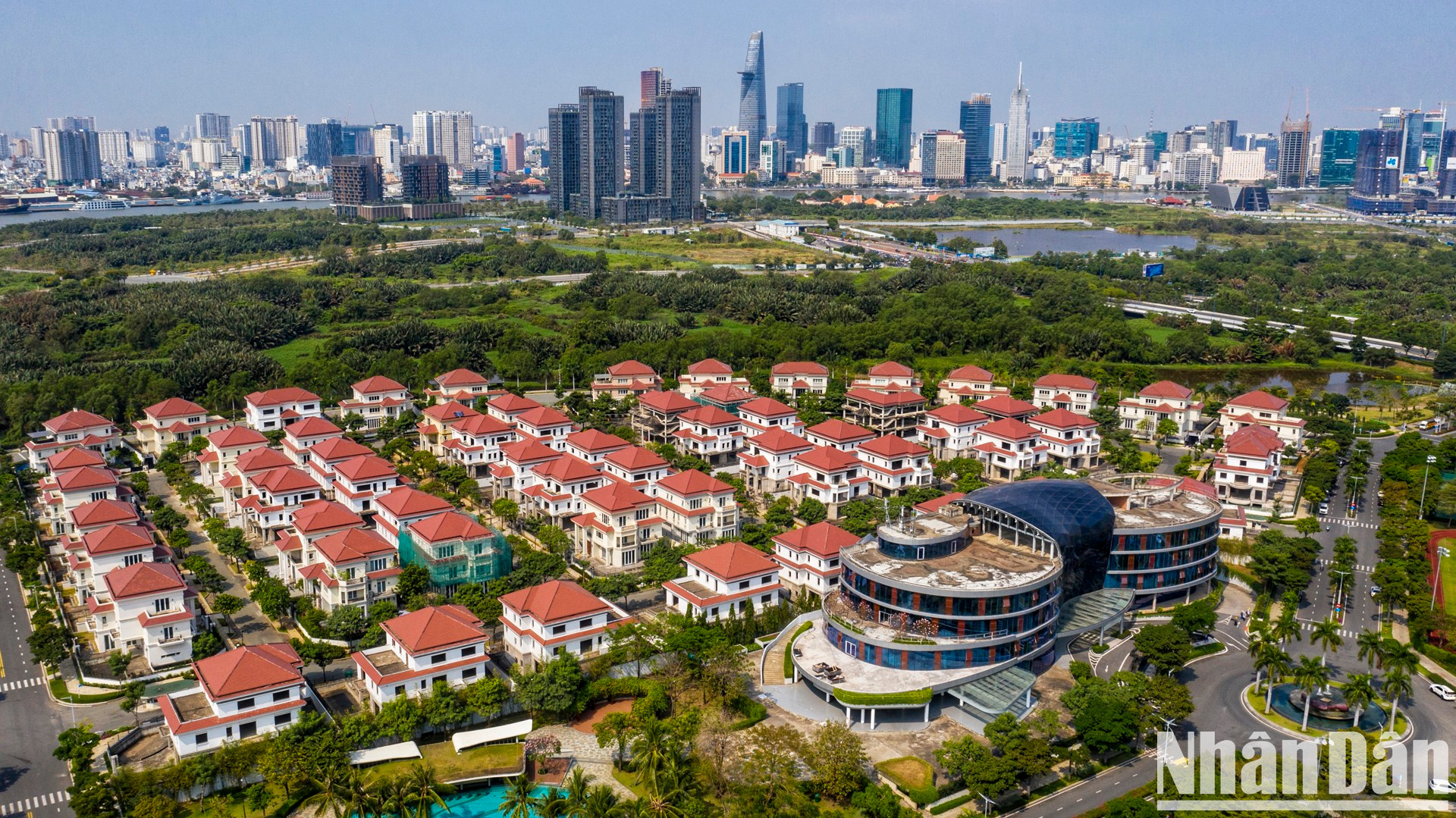 Городской район Тхутхием –новый устойчивый городской район, тесно связанный с природными ландшафтами.