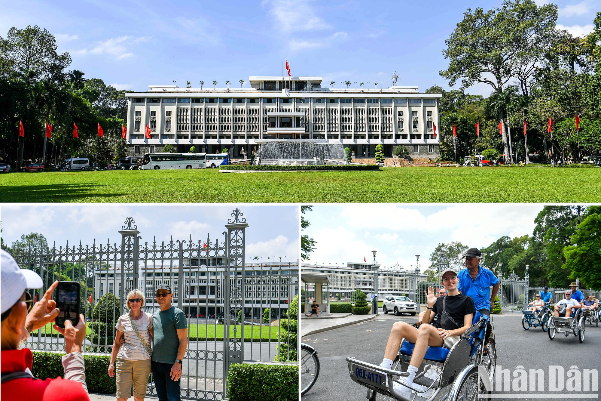 Дворец Независимости – это исторический памятник особого государственного значения. 30 апреля 1975 года победоносный флаг Национального фронта освобождения был воздвигнут на крыше Дворца Независимости, ознаменовав победу в операции «Хо Ши Мин» за освобождение Южного Вьетнама и воссоединение страны.