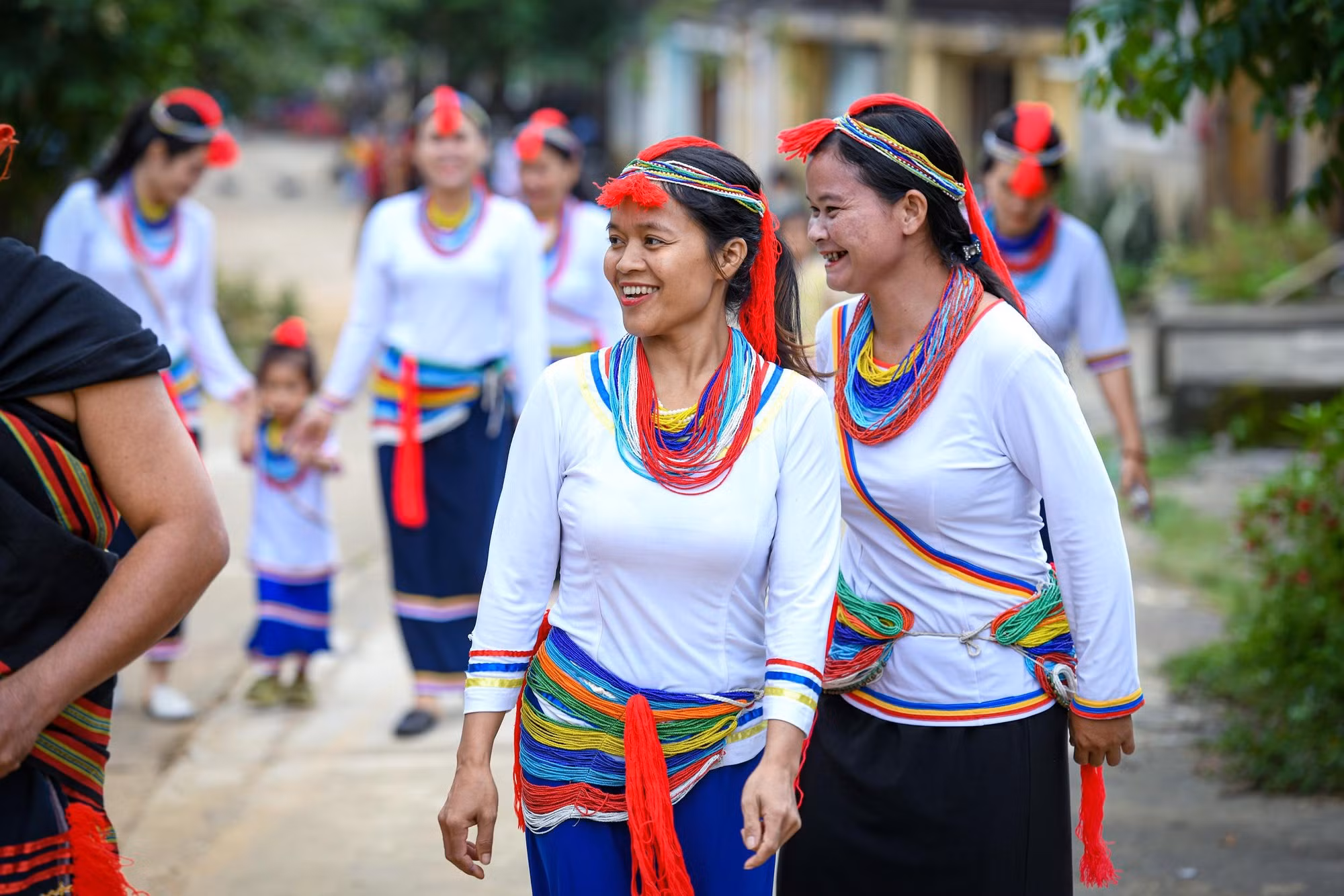 Традиционный костюм женщин Ко. Фото: Тхань Дат