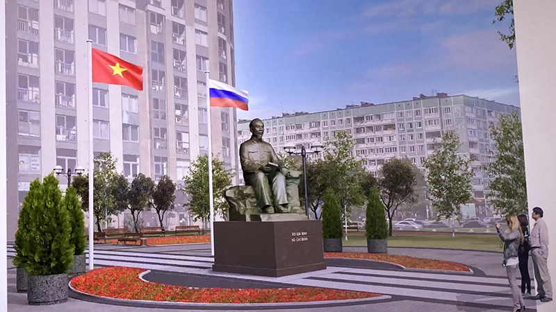 Перспектива памятника Президенту Хо Ши Мину в Санкт-Петербурге. Перспектива памятника Президенту Хо Ши Мину в Санкт-Петербурге.