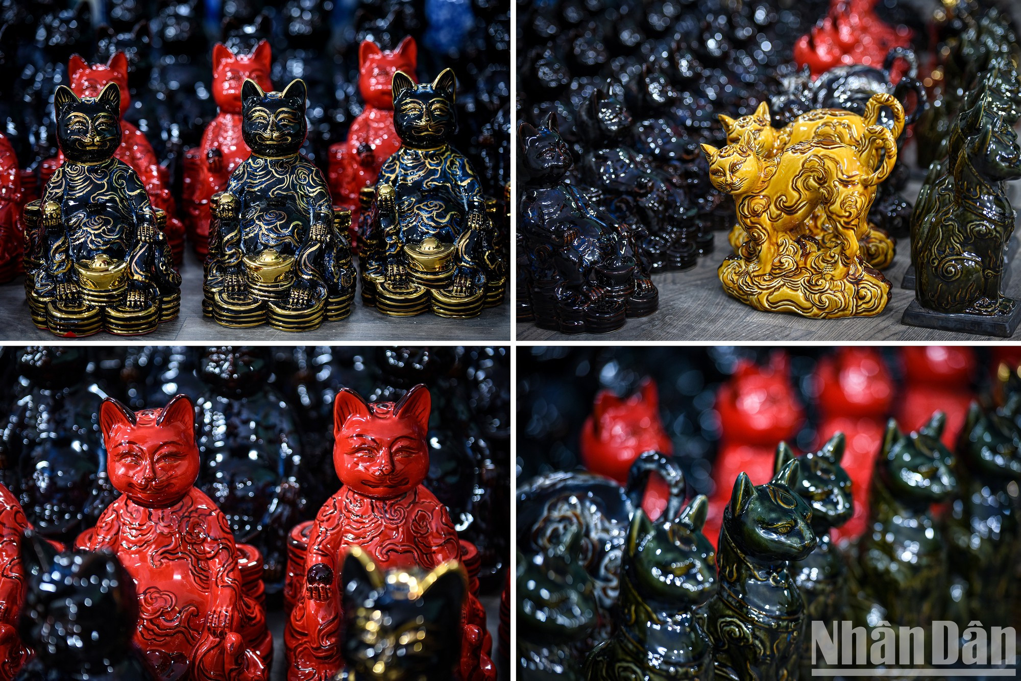 Талисманы Кошки Кюи Мао 2023 года полностью изготовлены традиционными ручными методами. Талисманы Кошки Кюи Мао 2023 года полностью изготовлены традиционными ручными методами.