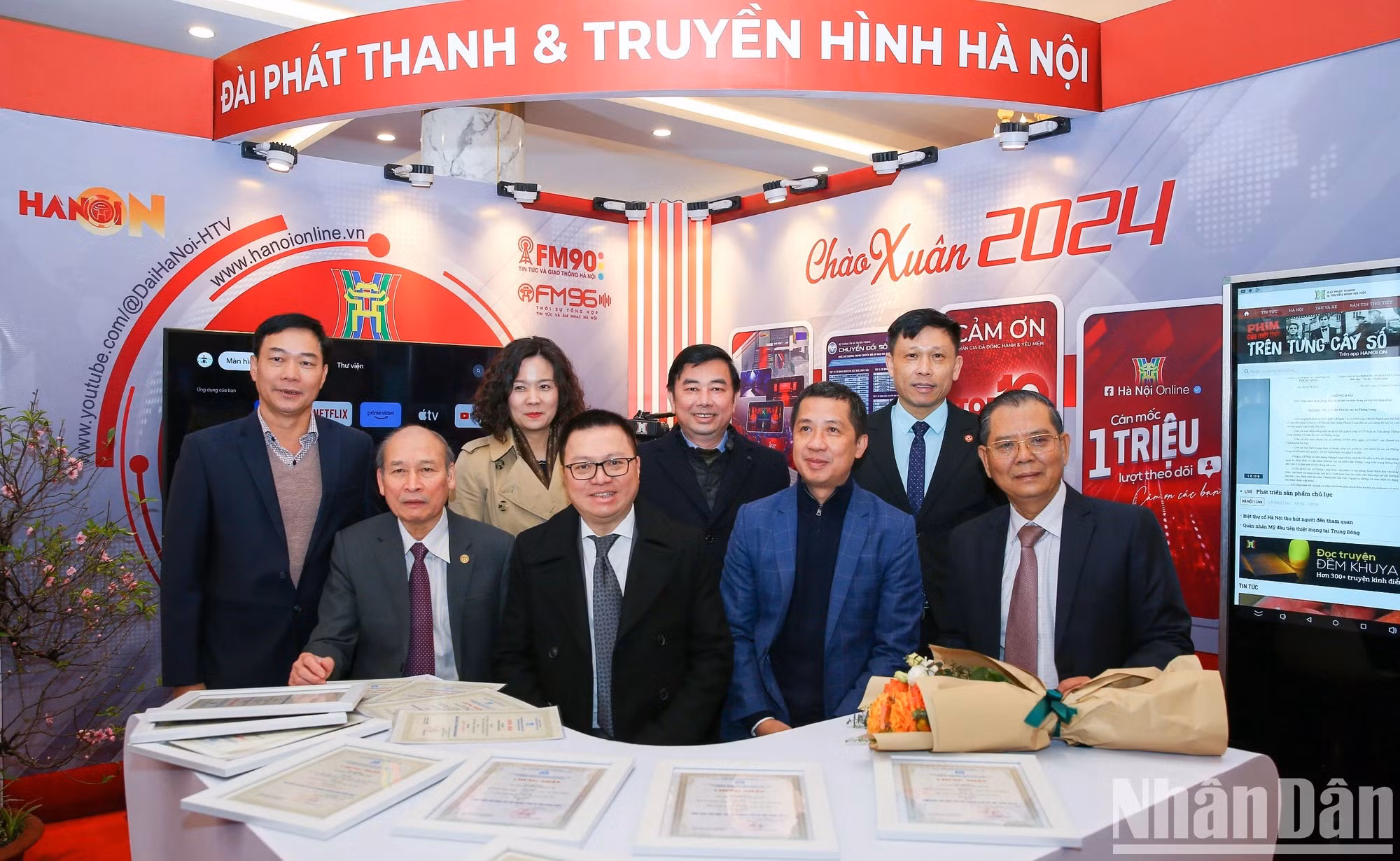 Выставочный стенд радио- и телестанции Ханоя.