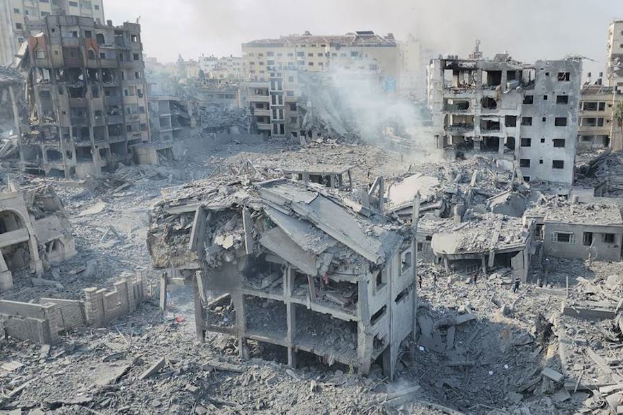 Дома в секторе Газа уничтожены из-за конфликта. Фото: Новости ООН Дома в секторе Газа уничтожены из-за конфликта. Фото: Новости ООН