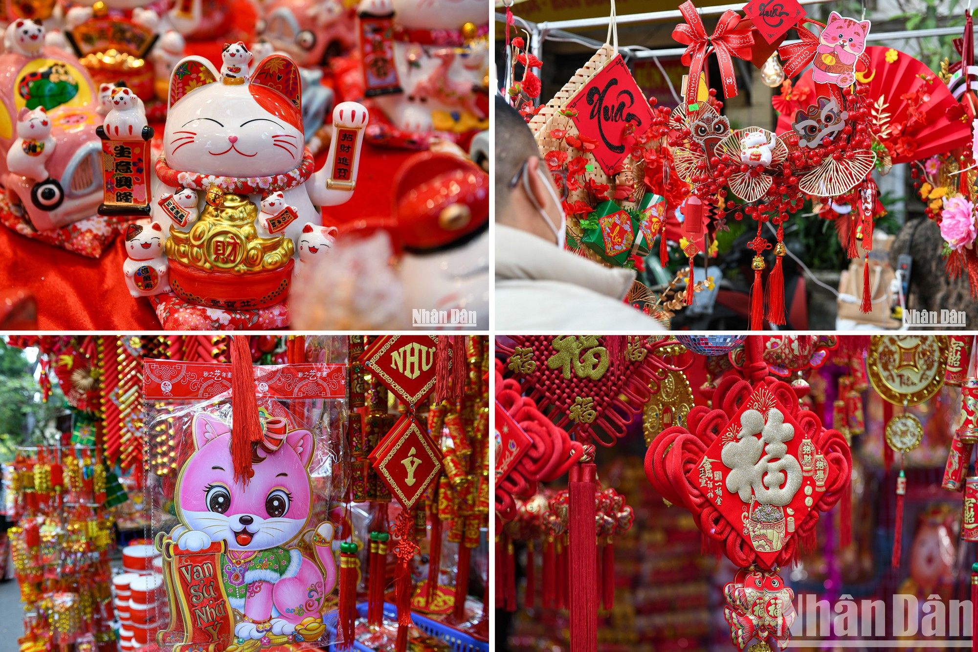 Многие предметы для украшения дома представлены покупателям.