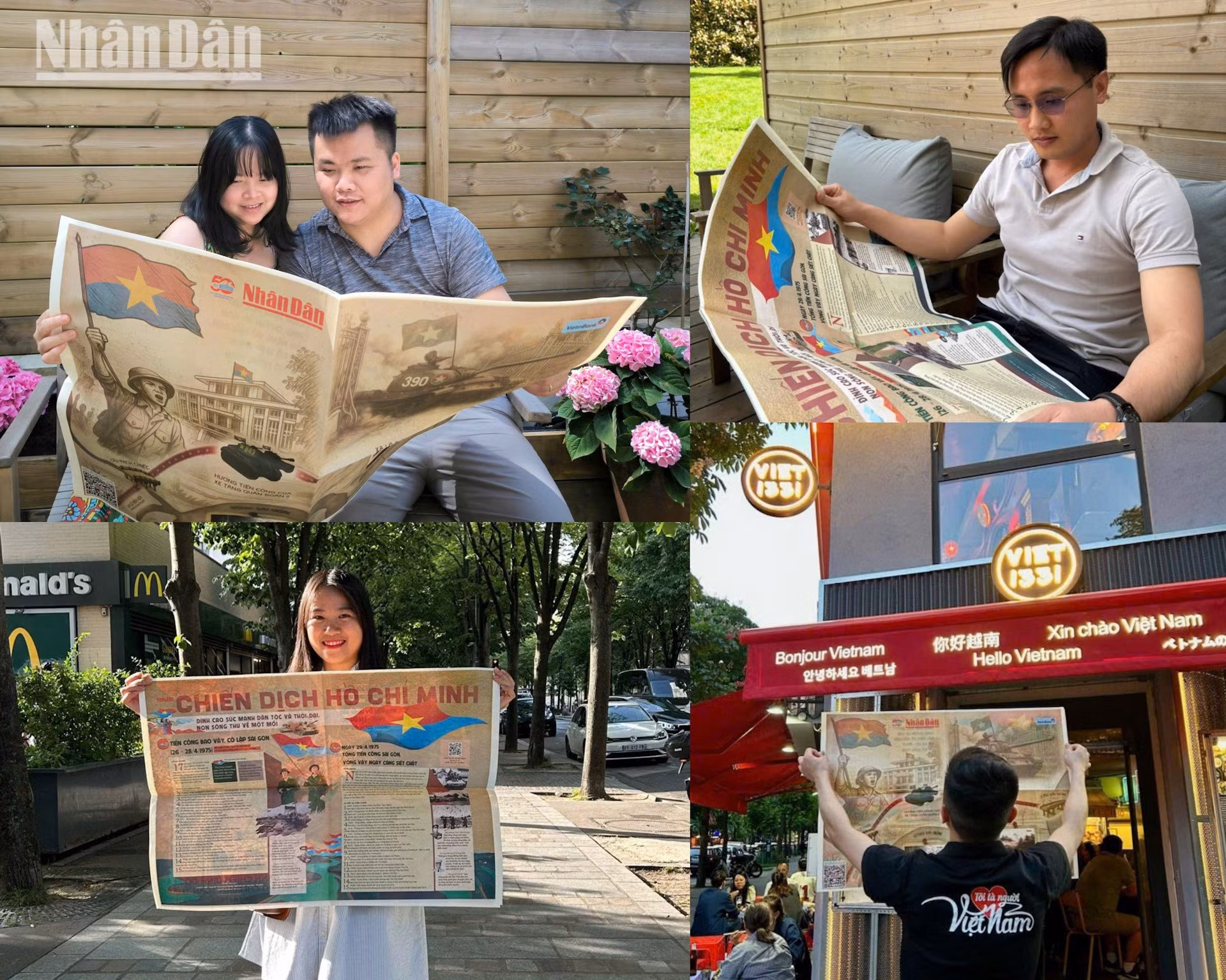 Молодые люди были рады получить специальное приложение и выразили надежду, что газета «Нянзан» будет выпускать больше значимых публикаций, чествующих страну и народ Вьетнама.