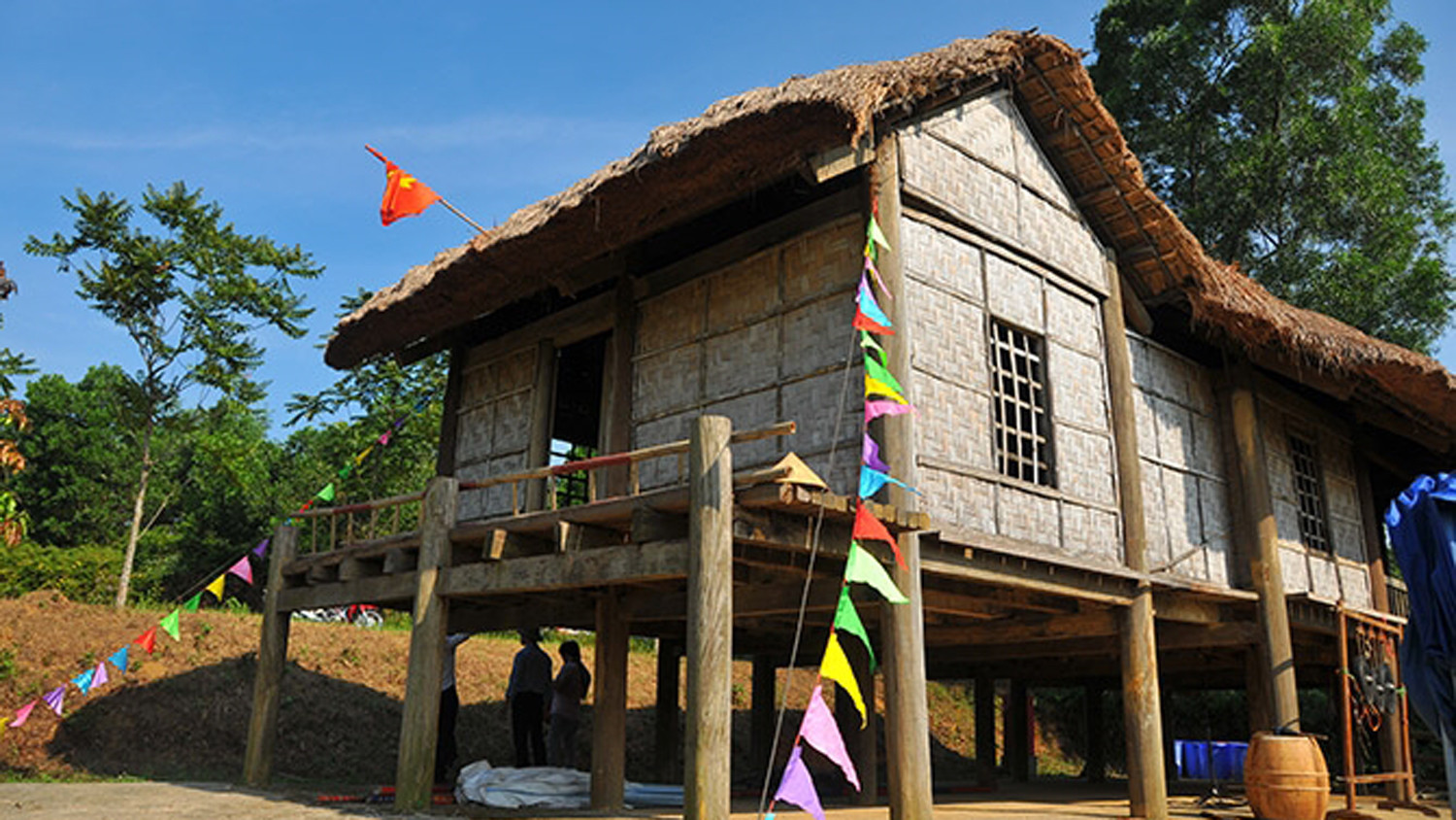 Традиционный дом представителей народности Оду. Фото: Электронная газета Коммунистической партии Вьетнама Традиционный дом представителей народности Оду. Фото: Электронная газета Коммунистической партии Вьетнама