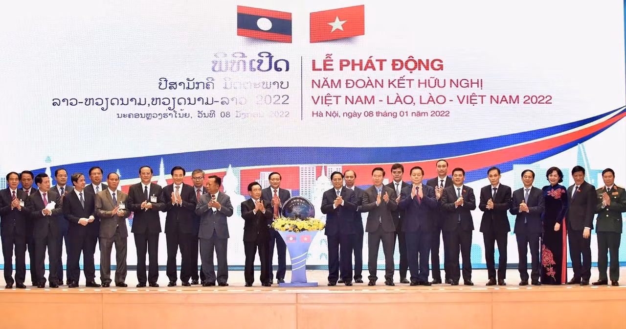 Церемония запуска Года солидарности и дружбы между Вьетнамом и Лаосом, между Лаосом и Вьетнамом – 2022