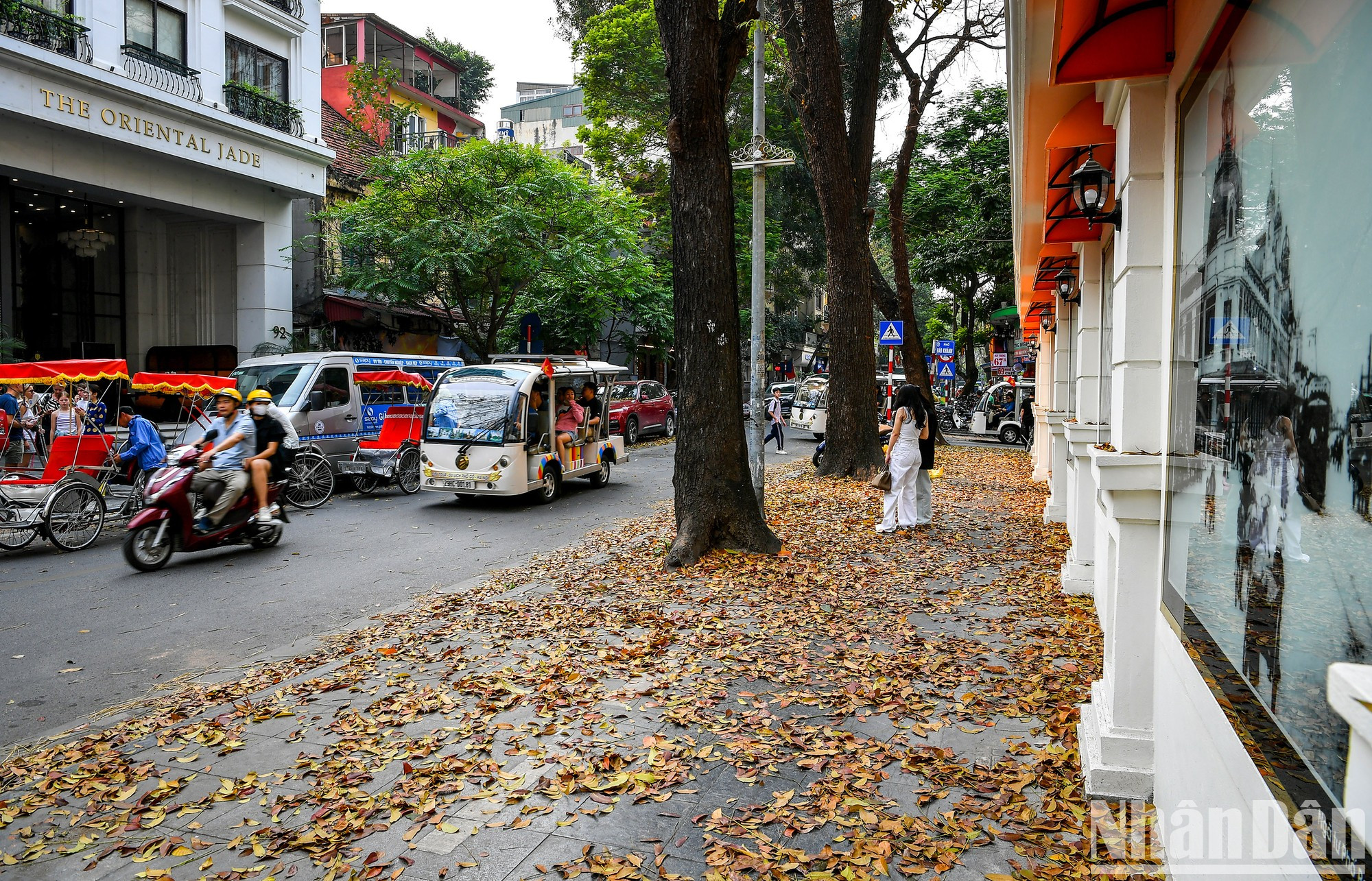 Любой, кто проходит по этой улице, должен задержаться, чтобы почувствовать характерный для Ханоя «сезон листопада».