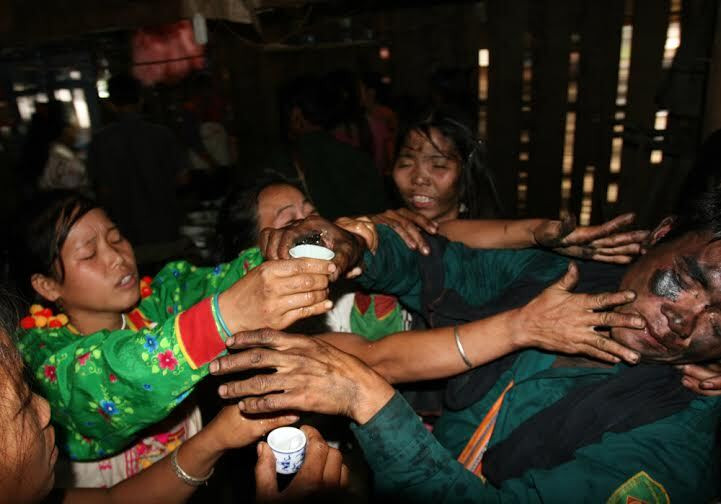 Свадьба представителей народности Манг. Свадьба представителей народности Манг.